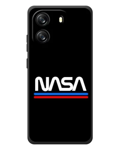 Чехол для Blackview Wave 6C с картинкой «NASA — классика Red Blue»