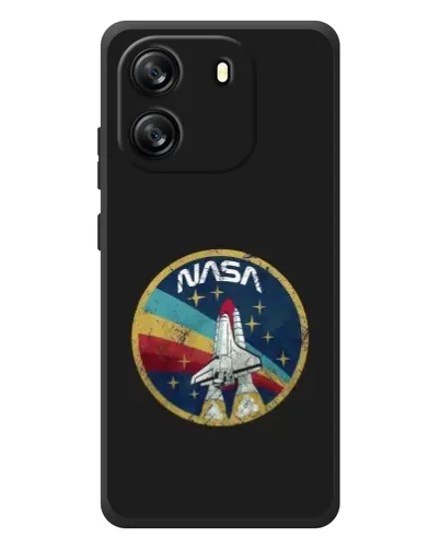 Чехол для Blackview Wave 6C с картинкой «NASA — эмблема миссии»