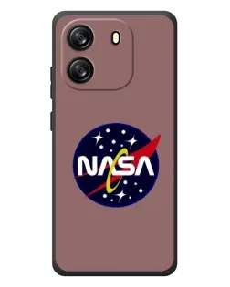 Чехол для Blackview Wave 6C с картинкой «NASA — ретро космос»