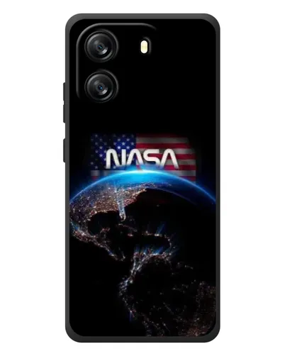 Чехол для Blackview Wave 6C с картинкой «Земля из космоса NASA»