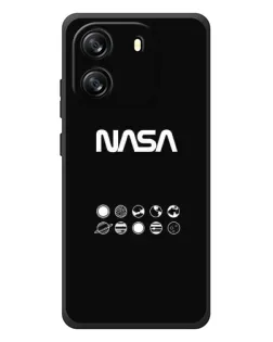 Чехол для Blackview Wave 6C с картинкой «NASA — технический принт»