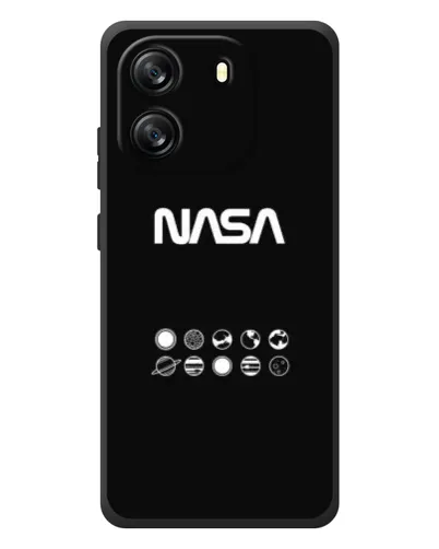 Чехол для Blackview Wave 6C с картинкой «NASA — технический принт»