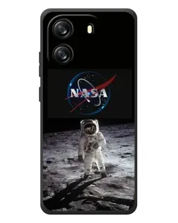 Чехол для Blackview Wave 6C с картинкой «Астронавт на Луне»