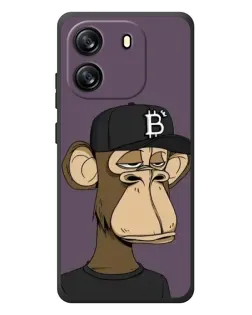 Чехол для Blackview Wave 6C с картинкой «Bored Ape в кепке»