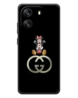 Чехол для Blackview Wave 6C с картинкой «Минни Маус на лого»