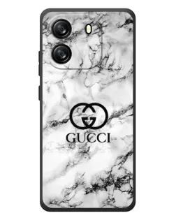 Чехол для Blackview Wave 6C с картинкой «Gucci — мраморный шик»