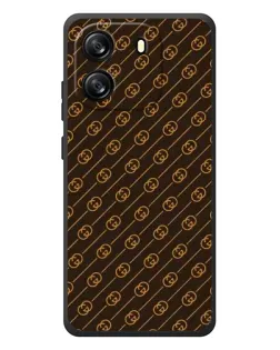 Чехол для Blackview Wave 6C с картинкой «Gucci — золотые диагонали»
