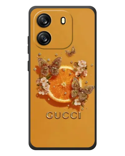 Чохол для Blackview Wave 6C з картинкою «Gucci — золоті метелики» Чохол для Blackview Wave 6C з картинкою «Gucci — золоті метелики»