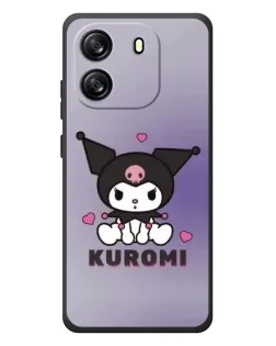 Чехол для Blackview Wave 6C с картинкой «Kuromi — фиолетовый арт»