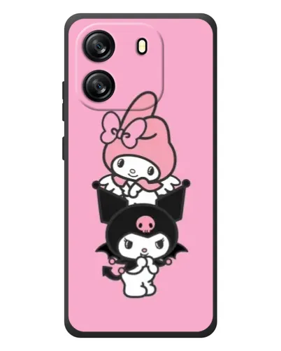 Чехол для Blackview Wave 6C с картинкой «My Melody и Kuromi» Чехол для Blackview Wave 6C с картинкой «My Melody и Kuromi»