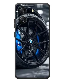 Чехол для Blackview Wave 6C с картинкой «Колесо BMW вблизи»