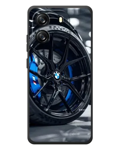 Чехол для Blackview Wave 6C с картинкой «Колесо BMW вблизи»