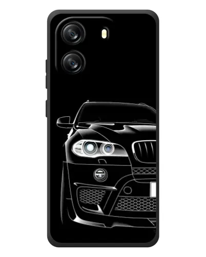 Чехол для Blackview Wave 6C с картинкой «Темный силуэт BMW»