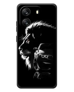 Чехол для Blackview Wave 6C с картинкой «BMW и лев»