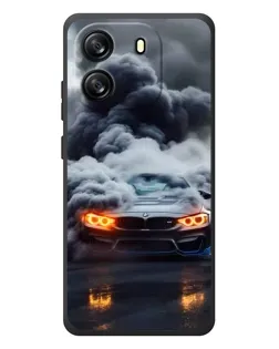 Чехол для Blackview Wave 6C с картинкой «BMW в дыму»