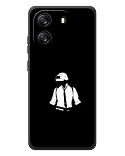 Чехол для Blackview Wave 6C с картинкой «PUBG — белый шлем»