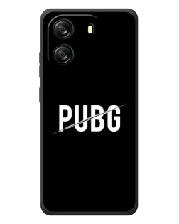 Чехол для Blackview Wave 6C с картинкой «PUBG — белый логотип»