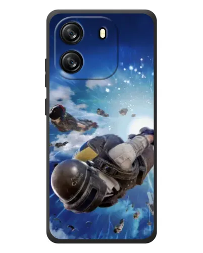 Чехол для Blackview Wave 6C с картинкой «Десант PUBG — прыжок» Чехол для Blackview Wave 6C с картинкой «Десант PUBG — прыжок»