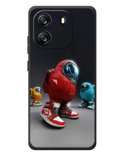 Чехол для Blackview Wave 6C с картинкой «Among Us — 3D стиль»