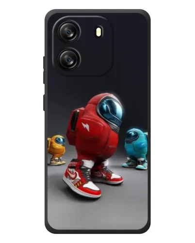 Чехол для Blackview Wave 6C с картинкой «Among Us — 3D стиль»