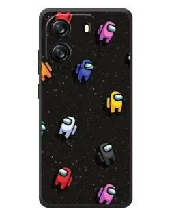 Чехол для Blackview Wave 6C с картинкой «Космический паттерн Among Us»