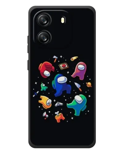 Чехол для Blackview Wave 6C с картинкой «Among Us космос»