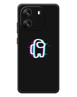 Чехол для Blackview Wave 6C с картинкой «Among Us неон»