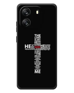 Чехол для Blackview Wave 6C с картинкой «Текстовый крест»