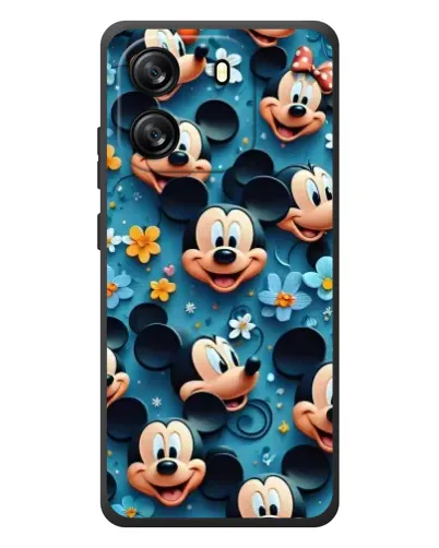 Чехол для Blackview Wave 6C с картинкой «Паттерн Микки и Минни»