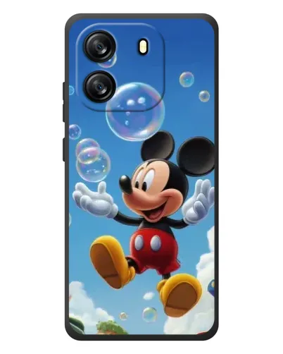 Чехол для Blackview Wave 6C с картинкой «Mickey и мыльные пузыри»