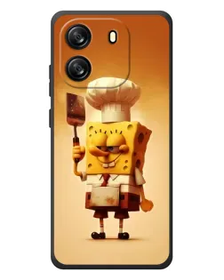 Чехол для Blackview Wave 6C с картинкой «Губка Боб повар»