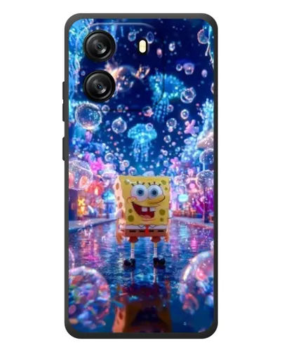 Чехол для Blackview Wave 6C с картинкой «Неоновый океан»