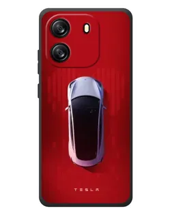 Чехол для Blackview Wave 6C с картинкой «Tesla Top View»