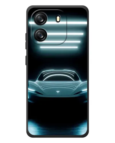 Чехол для Blackview Wave 6C с картинкой «Tesla в неоне» Чехол для Blackview Wave 6C с картинкой «Tesla в неоне»