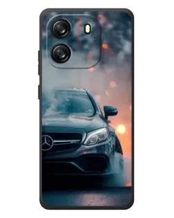 Чехол для Blackview Wave 6C с картинкой «Mercedes — ночной город»