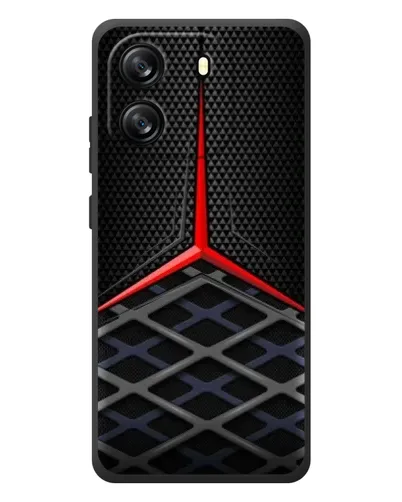 Чехол для Blackview Wave 6C с картинкой «Mercedes Carbon Grid»
