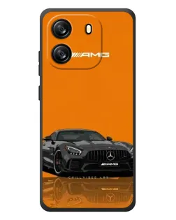 Чехол для Blackview Wave 6C с картинкой «Оранжевый Mercedes AMG»