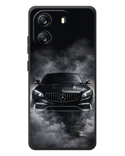 Чехол для Blackview Wave 6C с картинкой «Mercedes в дыму»