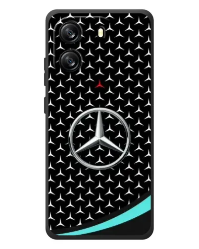 Чехол для Blackview Wave 6C с картинкой «Mercedes — бирюзовый акцент»