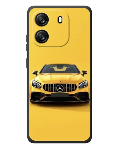 Чехол для Blackview Wave 6C с картинкой «Желтый Mercedes GT»