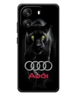 Чехол для Blackview Wave 6C с картинкой «Пантера и Audi»