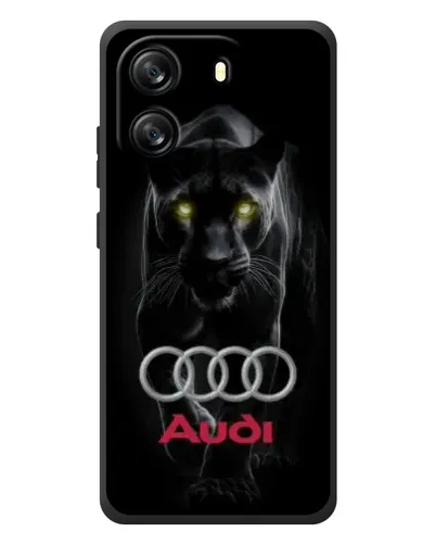 Чехол для Blackview Wave 6C с картинкой «Пантера и Audi»