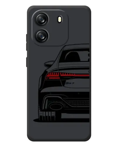 Чехол для Blackview Wave 6C с картинкой «Задняя часть Audi — арт»