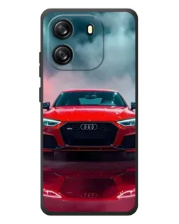 Чехол для Blackview Wave 6C с картинкой «Audi RS — красный стиль»