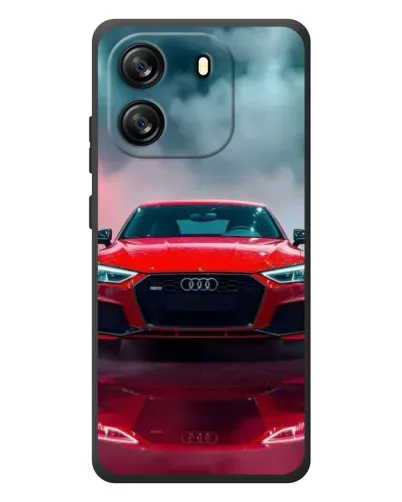 Чехол для Blackview Wave 6C с картинкой «Audi RS — красный стиль»