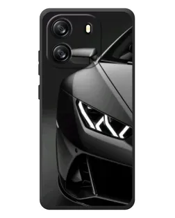 Чехол для Blackview Wave 6C с картинкой «Lamborghini фары детализация»