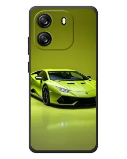 Чехол для Blackview Wave 6C с картинкой «Салатовый Lamborghini Huracan»