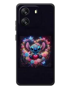 Чехол для Blackview Wave 6C с картинкой «Stitch в цветах» Чехол для Blackview Wave 6C с картинкой «Stitch в цветах»