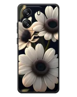Чохол для Blackview Wave 6C з картинкою «Білі маргаритки макро»