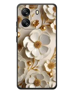 Чохол для Blackview Wave 6C з картинкою «Білі паперові квіти»